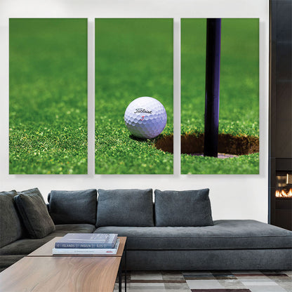 Golf Ball and Hole
