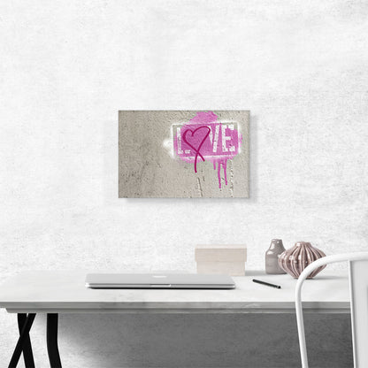 Pink Graffiti Love