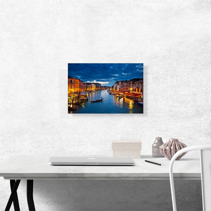 Grand Canal at Night Venice Italy