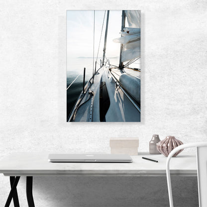 Boat In Ocean Home decor