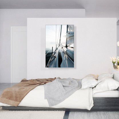 Boat In Ocean Home decor