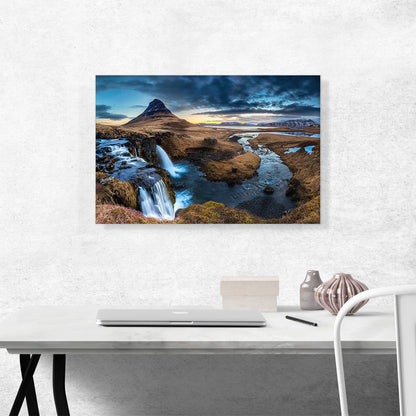 Iceland Landscape Waterfalls