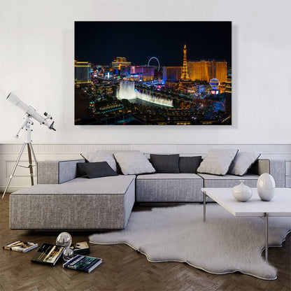 Las Vegas Strip Nevada Party City at Midnight