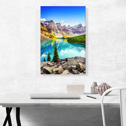 Moraine Lake Valley Landscape