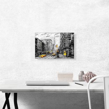 New York City Yellow Dress Cabs NYC