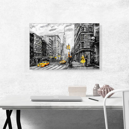 New York City Yellow Dress Cabs NYC