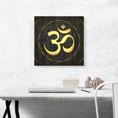 Om Sacred Hindu Religious Symbol