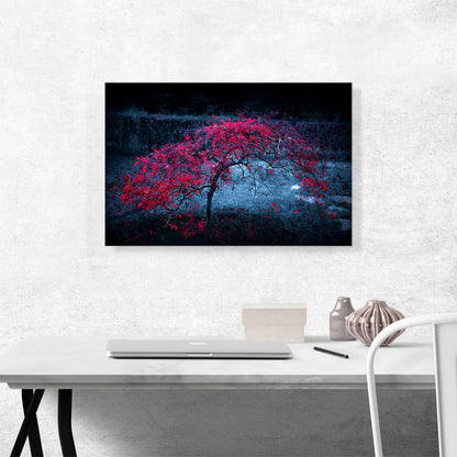 Purple Autumn Tree
