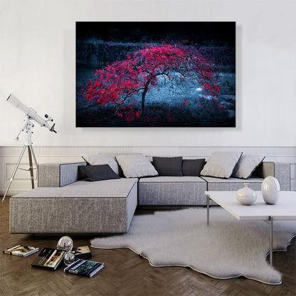 Purple Autumn Tree