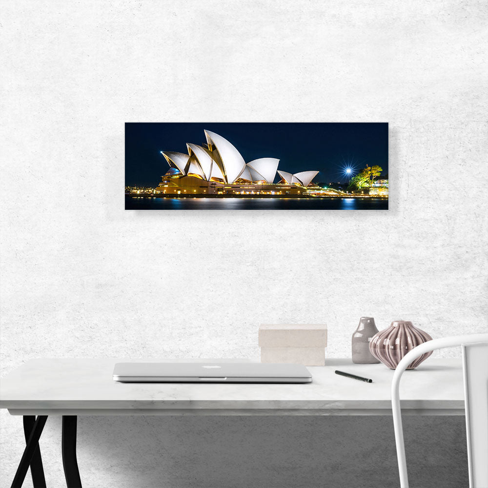 Sydney Opera House at Night Panoramic Australia