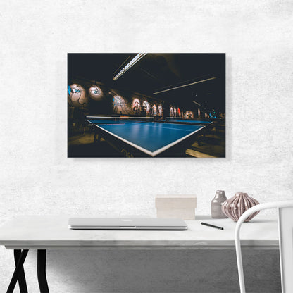 Table Tennis Ping Pong Club Grunge
