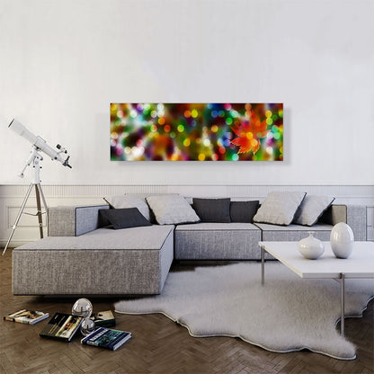 Bokeh Pattern With Maple Leaf Home decor