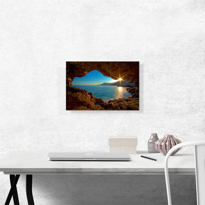 Beach Cave Sunrise