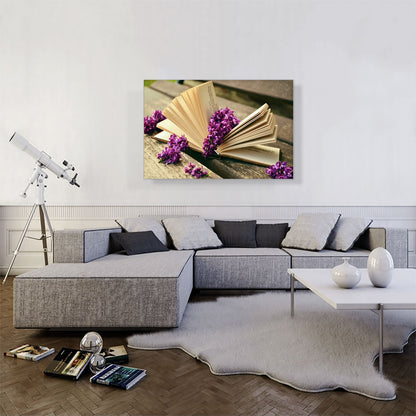 Book With Flowers Home decor