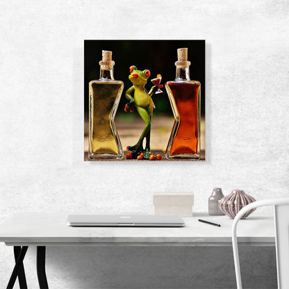 Bottles Frog Cocktail Party Home decor
