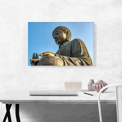 Buddhism Statue Home Decor Rectangle