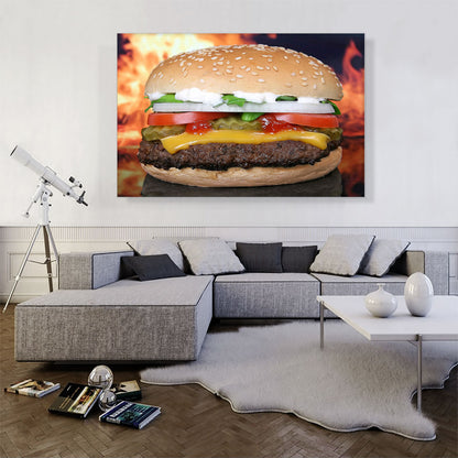 Burger Restaurant decor