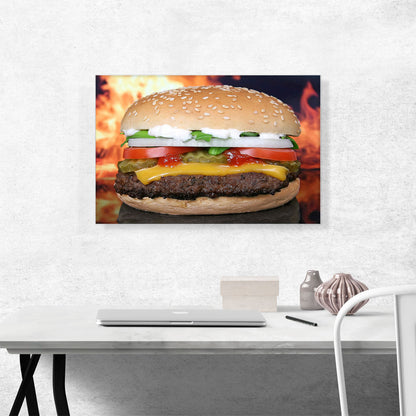 Burger Restaurant decor