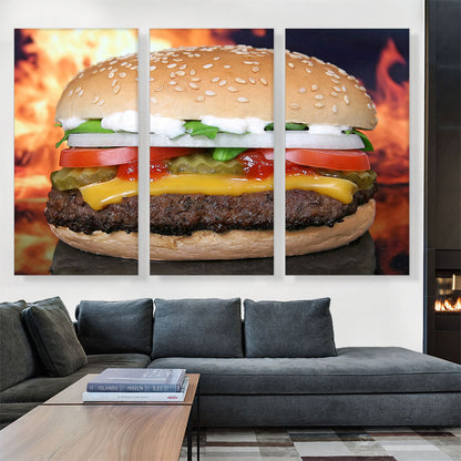 Burger Restaurant decor