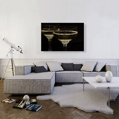 Champagne Glasses Restaurant decor