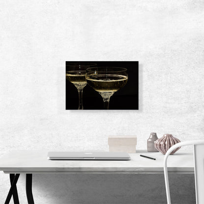 Champagne Glasses Restaurant decor
