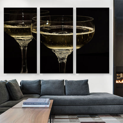 Champagne Glasses Restaurant decor