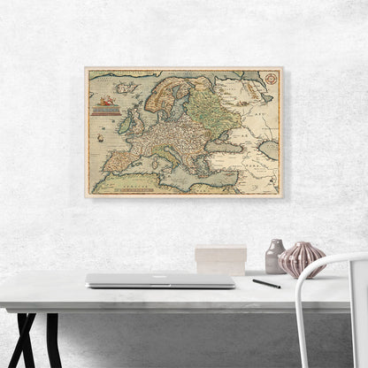 Map of Europe 1581