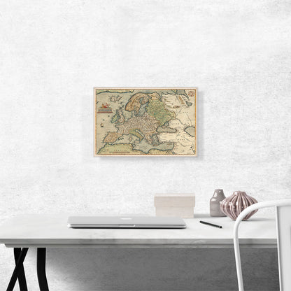 Map of Europe 1581