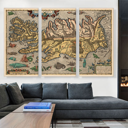 Map of Iceland 1585
