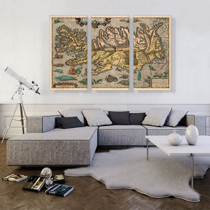 Map of Iceland 1585