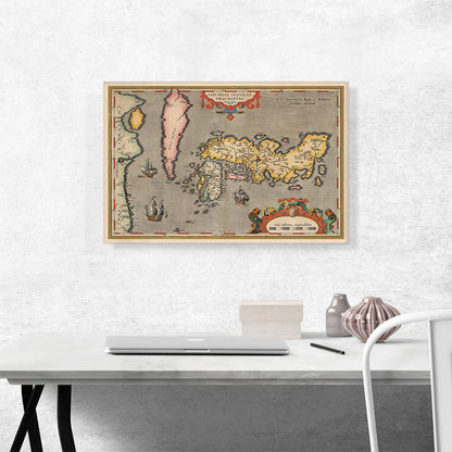 Map of Japan and Korea 1592 (2)