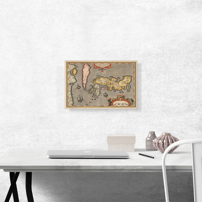 Map of Japan and Korea 1592 (2)