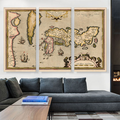 Map of Japan and Korea 1592