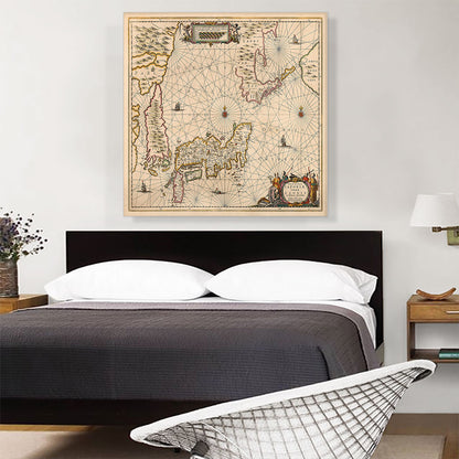 Map of Japan and Korea 1658