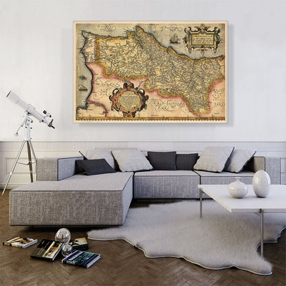 Map of Portugal 1561