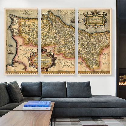Map of Portugal 1561