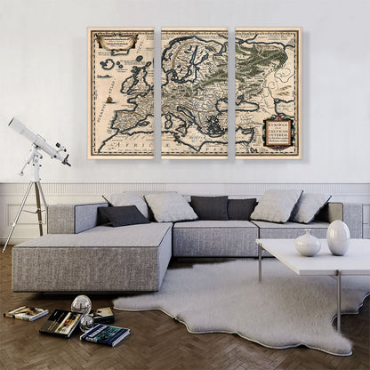 A Semi-Ptolemaic Map of Europe 1618