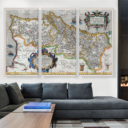 Map of Portugal 1579
