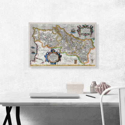 Map of Portugal 1579