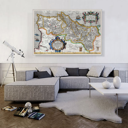 Map of Portugal 1579