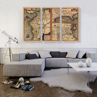 Map of the Americas 1584