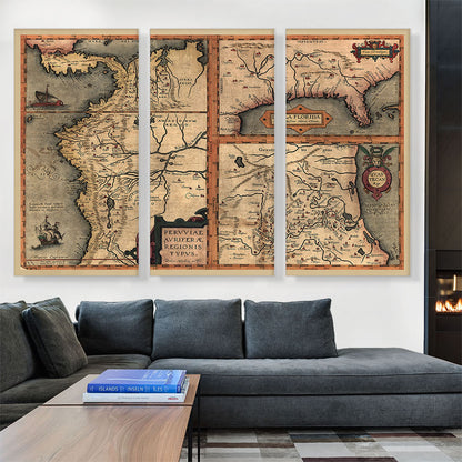 Map of the Americas 1584