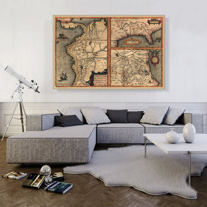 Map of the Americas 1584