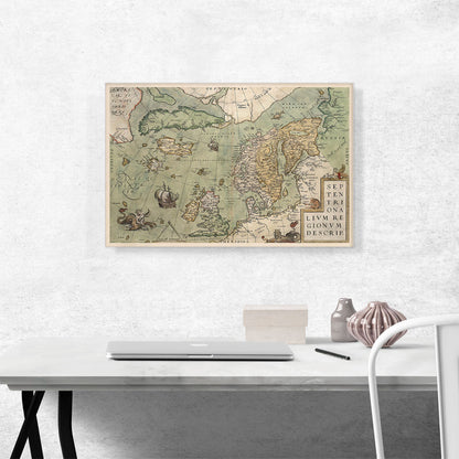 Septentrionalivm Regionvm Descrip 1570