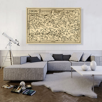 Bourgogne Region in France 16th Century