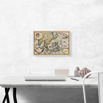 Indiae Orientalis - Theatrum Orbis Terrarum 1585