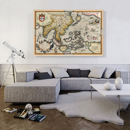 Indiae Orientalis - Theatrum Orbis Terrarum 1585