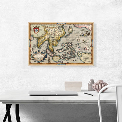 Indiae Orientalis - Theatrum Orbis Terrarum 1585