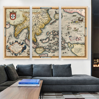 Indiae Orientalis - Theatrum Orbis Terrarum 1585