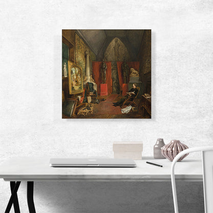 The Artist In His Workshop